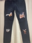 Preview: Jeans Hose mit Bilder Karneval Patches Karnevalskostüm Uniform Fasching Köln